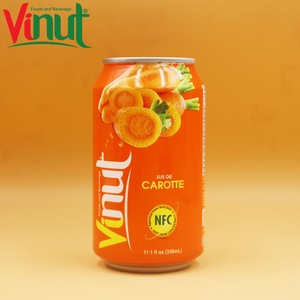 Jus de carotte et de pomme 330 ml, fabricant de boissons en marque blanche OEM ODM - Product Image 1