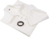 Chemise Pirate Homme Grande Taille Été Unie Col Montant Style Jacobite Écossais Ghillie Kilt à Points Ouverts Manches Longues Décontractée en Coton Tricoté