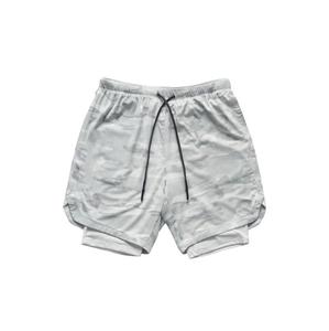 Men's Fitness Workout <b>Shorts</b> With Inner <b>Compression</b> <b>Shorts</b> - Product Image 2