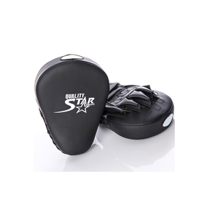 Coussinets de mise au point en cuir teint à la main, couleur noire, Pakistan irrégulier, vente en gros, entraînement de boxe et de poinçonnage, vente en gros - Product Image 1
