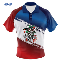 Benutzer definierte Günstige Darts T-Shirt Design Benutzer definierte Herren hemden Polo Sublimation Atmungsaktives Dart Jersey