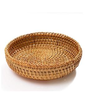 Round Rattan <b>Food</b> Bowls <b>Set</b> of 2 in Prime Quality Perfect for Kitchenware Mixing and Stylish <b>Food</b> Serving Use - Product Image 4