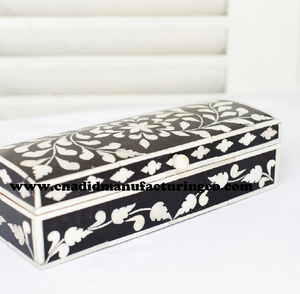 Hecho a mano mejor anillo caja último diseño hueso incrustaciones joyería regalo caja reutilizable anillo pendientes almacenamiento logotipo personalizado madera vidrio Material - Product Image 5