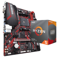 Carte mère GIGABYTE B450M GAMING avec processeur de bureau AMD Ryzen 5 7 2700 2700X 3500X 3600 3600X