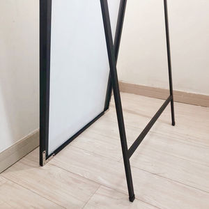 Cermin rias panjang penuh gaya tradisional, cermin dudukan berbingkai aluminium Aloi untuk kamar tidur furnitur modis - Product Image 5