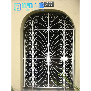 Original Manufacturer High Quality Luxury Wrought Iron Steel Grill Window Frame - Product Image 1