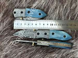 Couteau pliant, fait à la main, damas à serrure intérieure, 2019 - Product Image 4