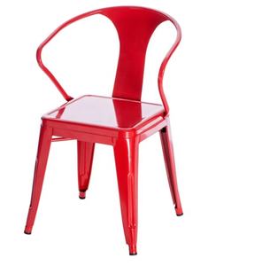 Silla de comedor de metal multicolor única de estilo industrial para oficina en casa al aire libre para uso en restaurantes y apartamentos - Product Image 4