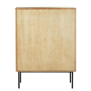 Armoire en bois et en paille naturelle mixtes, vente en gros au Vietnam, - Product Image 3