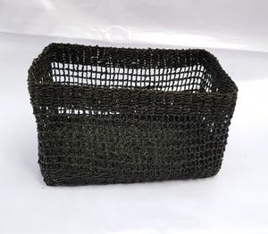 Paniers en jonc de mer brun rectangle de haute qualité nouveau panier design pour organisateur de rangement pour la maison et la cuisine du Vietnam - Product Image 3