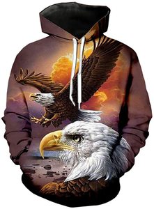 Calidad Superior venta al por mayor de 3D diseño de impresión de sublimación de Sudadera con capucha - Product Image 2