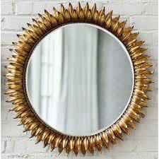 Grande décoration de maison en argent et or, cadeau de beauté, en forme de feuilles, suspendue, cadre métallique, miroir mural décoratif - Product Image 4