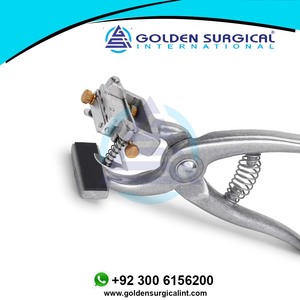 Conjunto de tatuaje con cabeza giratoria, con liberación de oreja, marcado de animales, instrumentos de veterinaria, marcado de cerdo - Product Image 3