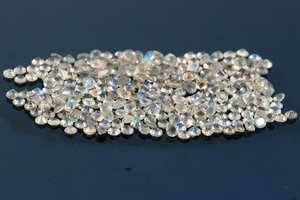 Gema de labradorita Natural, piedra preciosa redonda facetada suelta de 1,5mm a 4mm, precio al por mayor - Product Image 4