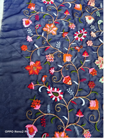 Tissus imprimés extensibles bio sur mesure en Dobby, avec revêtement PVC floral, couleurs assorties pour vêtements, textiles de maison et accessoires