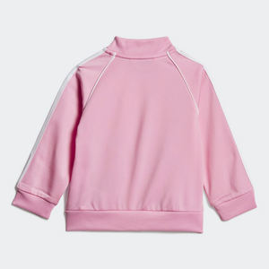 ชุดวอร์มเด็กผ้าฝ้าย/ขนแกะสีชมพูมีฮู้ดแบบมีซิป - Product Image 4