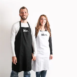 Neuestes neues Design Bio-Baumwoll-Küchen-Schürze mit Ihrem individuellen Logo und Design zum Werkspreis im Großhandel ....