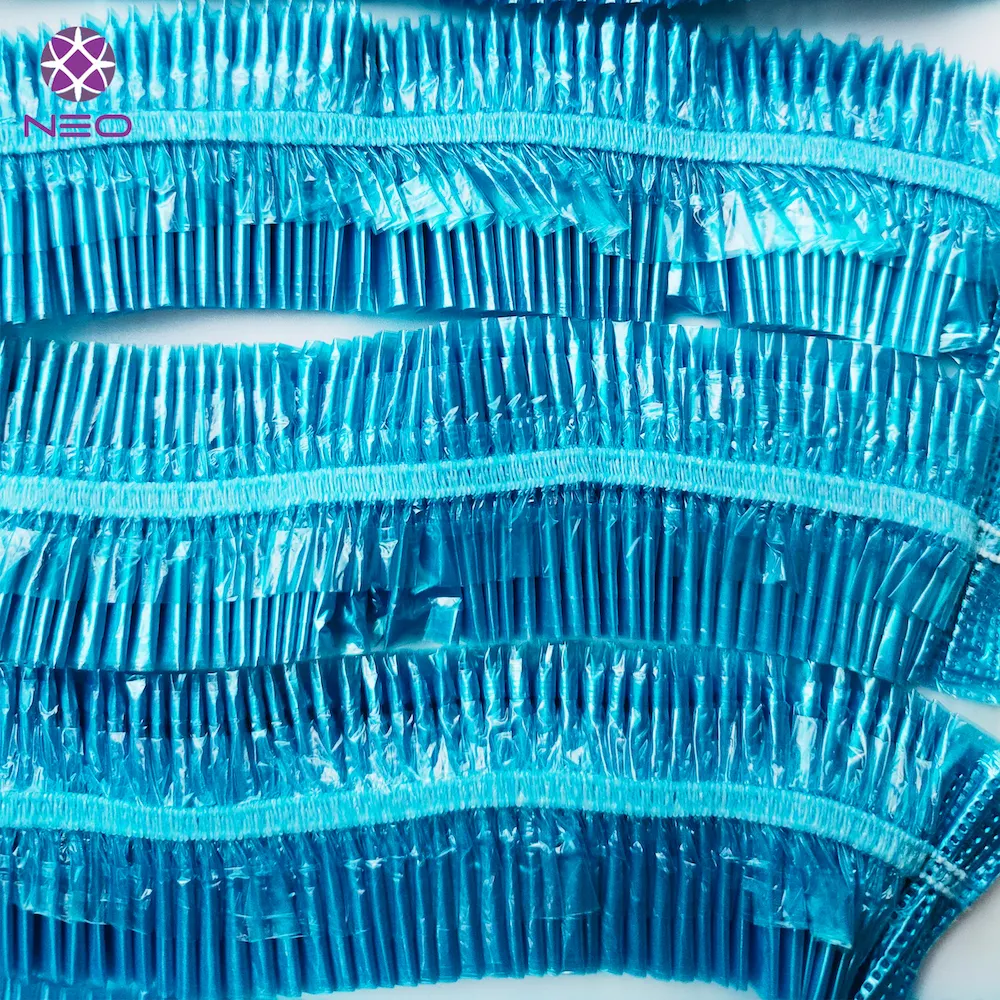 Doublures de Spa jetables en plastique, 100 pièces, pédicure professionnelle, couleur bleue/claire et bonne épaisseur du Vietnam