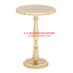 Table d'appoint en métal moderne en forme de feuille, meuble de salon fini couleur dorée, offre spéciale - Product Image 2