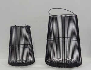 Bougeoir enduit de poudre de fil noir de luxe moderne de fantaisie chaude bougeoir de fil de conception classique de luxe pour la décoration à la maison - Product Image 5