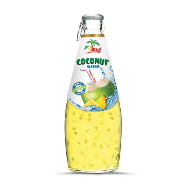 Agua de coco orgánico, alimentos completos