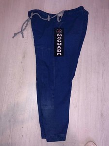 2024 alta calidad 450 Gsm logotipo personalizado Jiu Jitsu brasileño Gi para hombres uniforme BJJ azul hecho 100% algodón arte marcial personalizado - Product Image 6