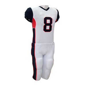 Uniformes de fútbol americano Slim Fit, Color amarillo, hecho en Material de malla de poliéster, Logo personalizado, Kit de uniforme de sarga transpirable - Product Image 3
