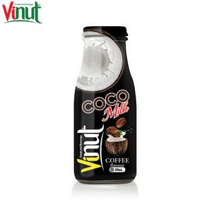 Bouteille en verre de vinaigre pour lait de coco et café, avec logo personnalisé, 280ml, faible consommation de graisse au Vietnam, vente en gros - Product Image 1