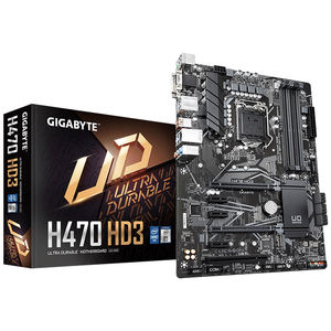 <span class=keywords><strong>H470</strong></span>กิกะไบต์ HD3<span class=keywords><strong>เมนบอร์ด</strong></span>เกมมือสองที่มีช่องเสียบ Intel LGA 1200รองรับโปรเซสเซอร์ซีรีส์ Intel Core 10th - Product Image 1
