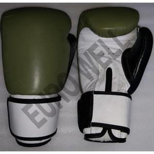 Gants de boxe professionnels imprimés de logo personnalisé de haute qualité poignées étanches de 14oz en cuir de vachette bon marché d'usine - Product Image 4