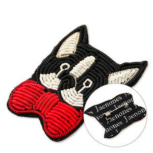 Broche personalizado/broche bordado a mano de alta calidad de moda/trabajo de insignias bordadas a mano hechas a medida de la mejor calidad - Product Image 2