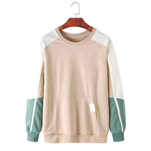 Sudaderas ecológicas de lana de invierno de gran tamaño con cuello redondo de color sólido hechas a medida para mujer al por mayor - Product Image 1