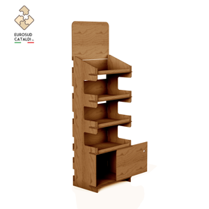 Espositore in legno di qualità superiore Made in Italy in compensato completamente personalizzabile a colori e stampato UV. - Product Image 6