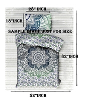 Parure de lit en coton uni à imprimé animal Mandala Éléphant, taille double, plusieurs couleurs, style ethnique, pour usage domestique, par Indian Consigners