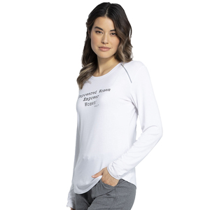 Camiseta de manga larga regular personalizada OEM para mujer, compra y pruébala - Product Image 4