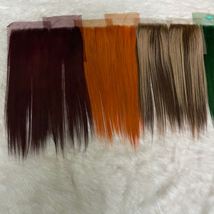 Promoción Navideña 2021 de la Fábrica Rawhair Vietnam: Extensiones de Cabello Remy Virgen Liso Natural, Trama Doble a Máquina, Liso Sedoso - Product Image 1