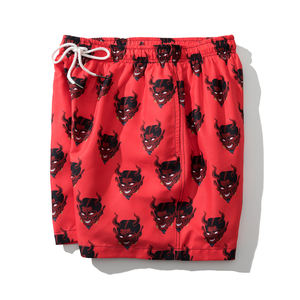 Pantalones cortos con cordón para hombre, ropa de calle para hombre, pantalones cortos con estampado personalizado, cintura elástica, pantalones cortos de playa sueltos para exteriores, pantalones cortos de playa - Product Image 2