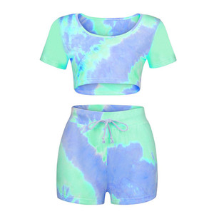 Quick Dry Women Cropped Fitness Yoga Wear Sports Running Workout Clothes Short Sleeve Yoga T Shirt For Women - Product Image 1