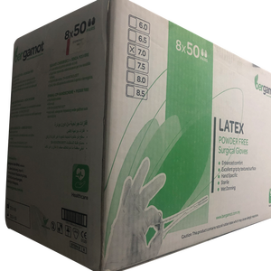 Gants chirurgicaux en latex certifiés CE Bergamot White en provenance de Malaisie - Product Image 4