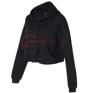 Bella + Canvas Mujer 7502 Crop Hoodie Sudadera Tallas grandes Diseño de impresión sin costuras - Product Image 1