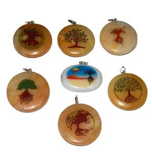 Mix Pendentif en pierre colorée de Agate Export pendentif en agate de pierre semi-précieuse - Product Image 2