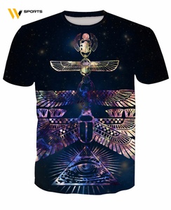 Camiseta de poliéster 100% personalizada de fábrica, estilo de calle principal, totalmente impresa por sublimación, característica sostenible y antipilling. - Product Image 3