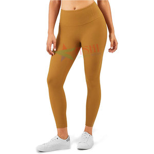 Nuevas mallas de Yoga para mujer, ropa activa transpirable con diseño sin costuras, pantalones de Fitness sólidos para entrenamiento de gimnasio para mujer - Product Image 4