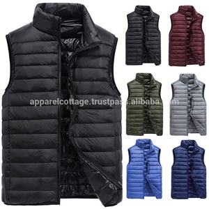 Chaleco sin mangas de alta calidad para hombre, chaquetas cálidas y brillantes, ligeras, para exteriores, alpine, granate, al por mayor - Product Image 6