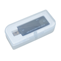 Probador USB de voltaje CC y detección de corriente QC2.0 3,0 Indicador de cargador de Banco de energía DC Voltímetro digital Amperimetro Cur
