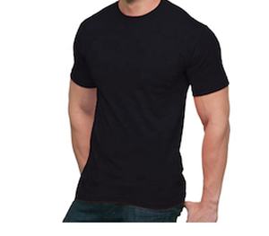 Venta al por mayor en blanco de manga corta 100% algodón hombres camiseta - Product Image 6