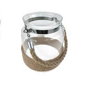 MINI vela votiva redonda de vidrio, votivo con mango de cuerda, colgante religioso de vidrio votivo, de la mejor calidad - Product Image 5