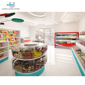 Thời Trang Kẹo Kiosk Đồ Nội Thất Đầy Màu Sắc Kẹo Tầng Đứng Cửa Hàng Mall Nhỏ Kẹo Cửa Hàng Thiết Kế Hiển Thị Để Bán - Product Image 1