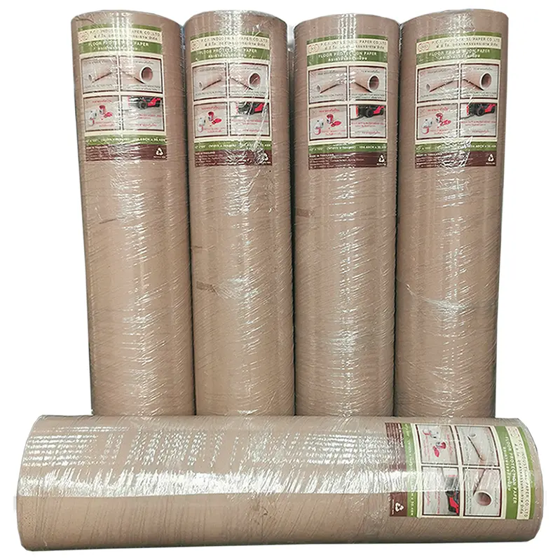 Brown Floor Covering Paper Protection of Furniture and Floors Painting Coloring