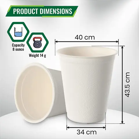 Plastic Sugarcane Paper Coffee Cups Lids Disposable Cup Dome Lid
